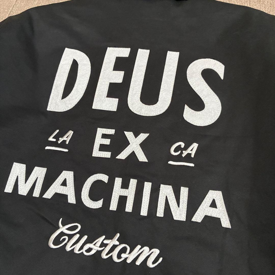 Deus デウス エクスマキナ 中綿 ワークジャケット 黒 US M バイカー