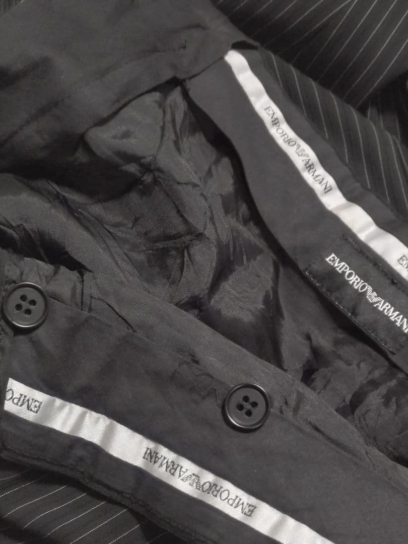 イタリア製 EMPORIO ARMANI セットアップ 裏地キュプラ