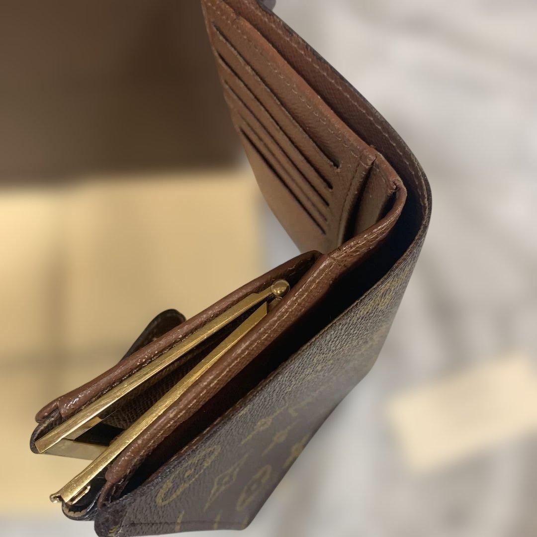 Louis Vuitton 二つ折り財布 モノグラム がまぐち入れ