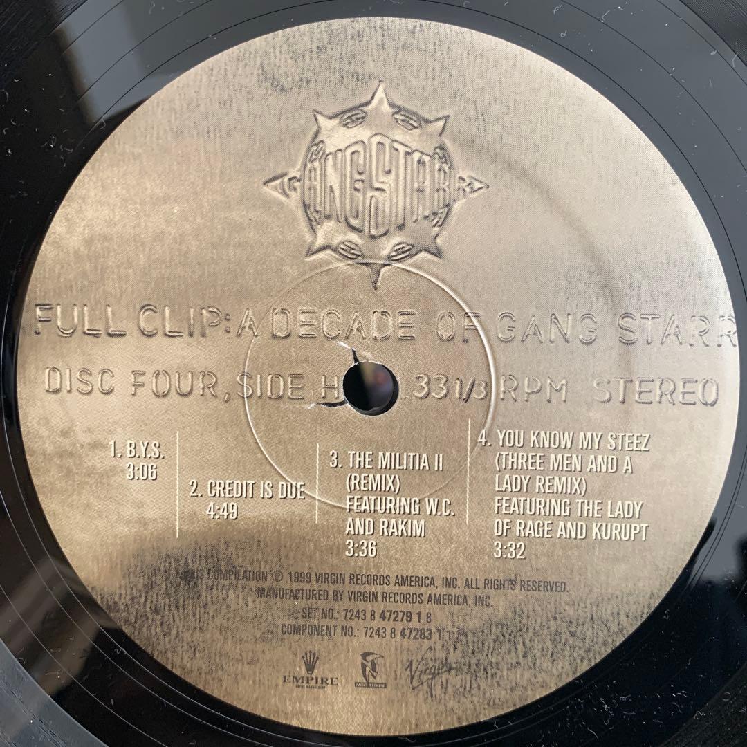 GANG STARR A DECADE OF GANG STARR レコード