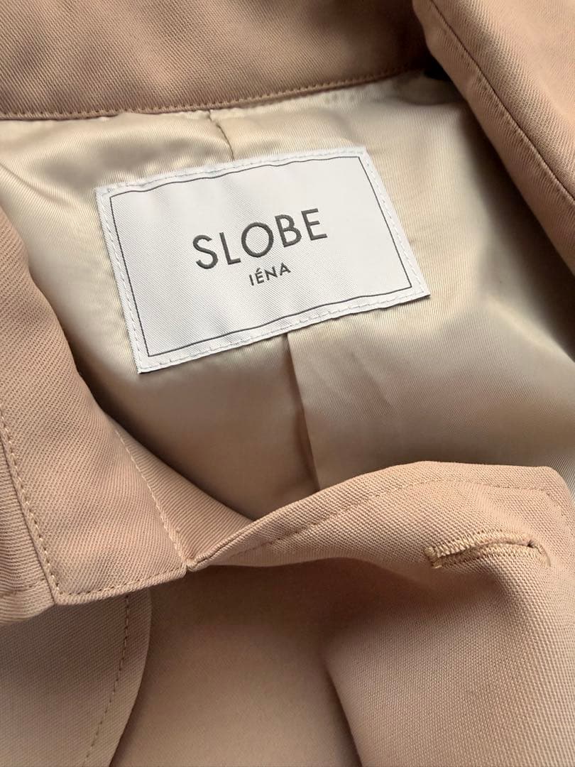 SLOBE ベージュ ウォッシャブルトレンチコート サイズ38