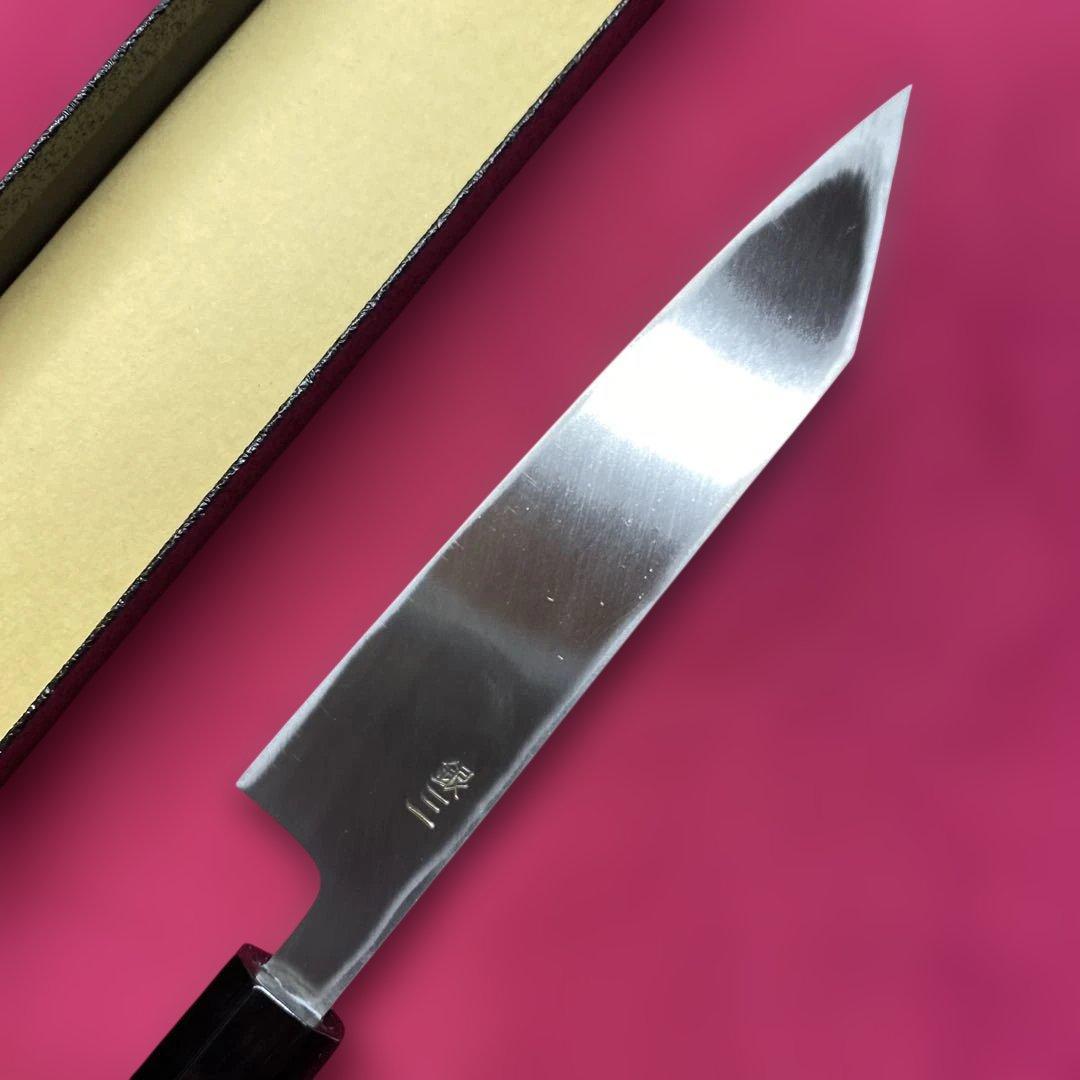 銀三　片刃　特製万能型ペティ包丁　150㎜ 5寸