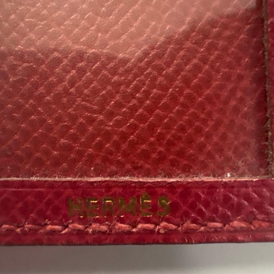 HERMES ❣️レザー フォトフレーム レッド
