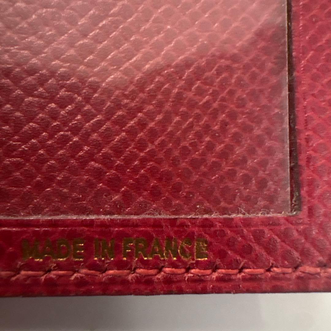HERMES ❣️レザー フォトフレーム レッド