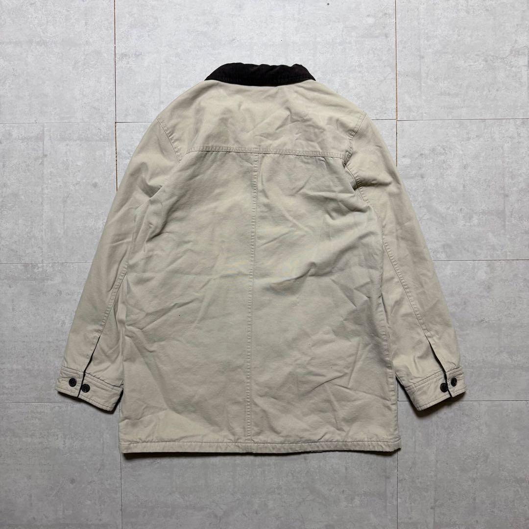 LAND'S END ランズエンド ハンティングジャケット 襟コーデュロイ L