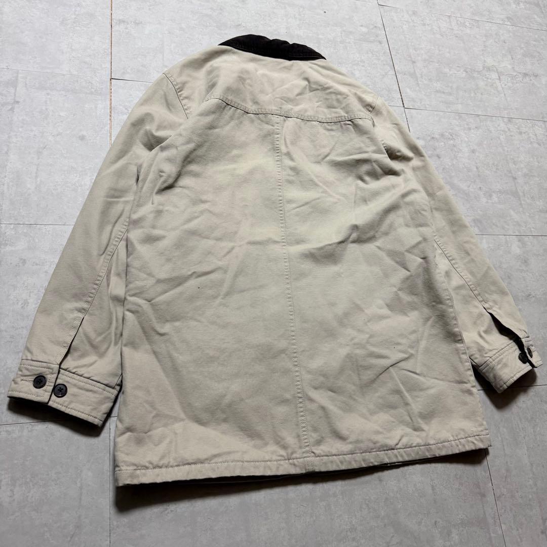 LAND'S END ランズエンド ハンティングジャケット 襟コーデュロイ L