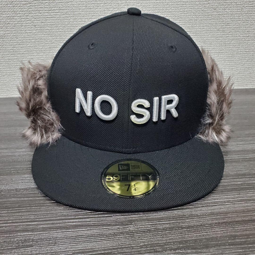 UNDERCOVER × NEW ERA ファー付き 刺繍キャップ NO SIR