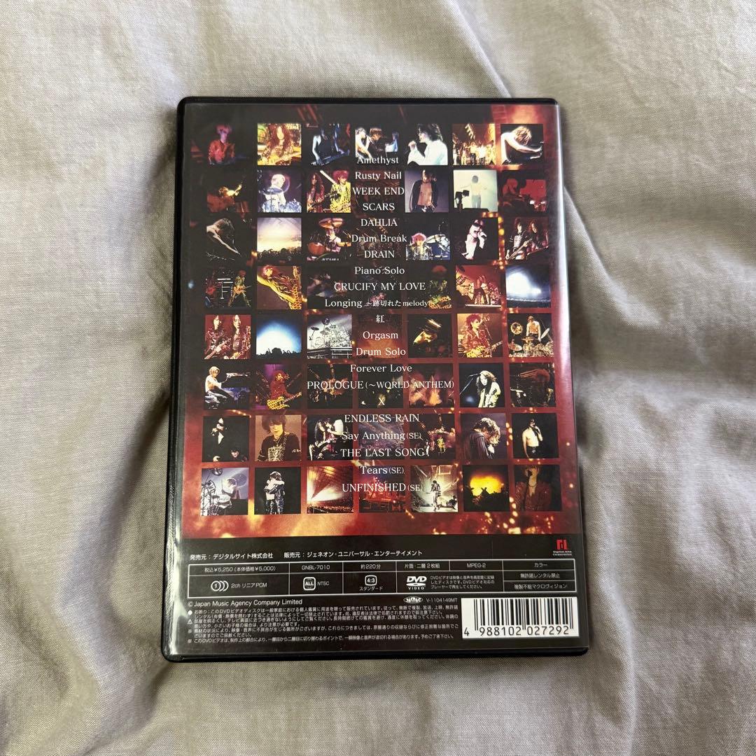 美品 X JAPAN The Last Live 完全版 DVD 2枚組