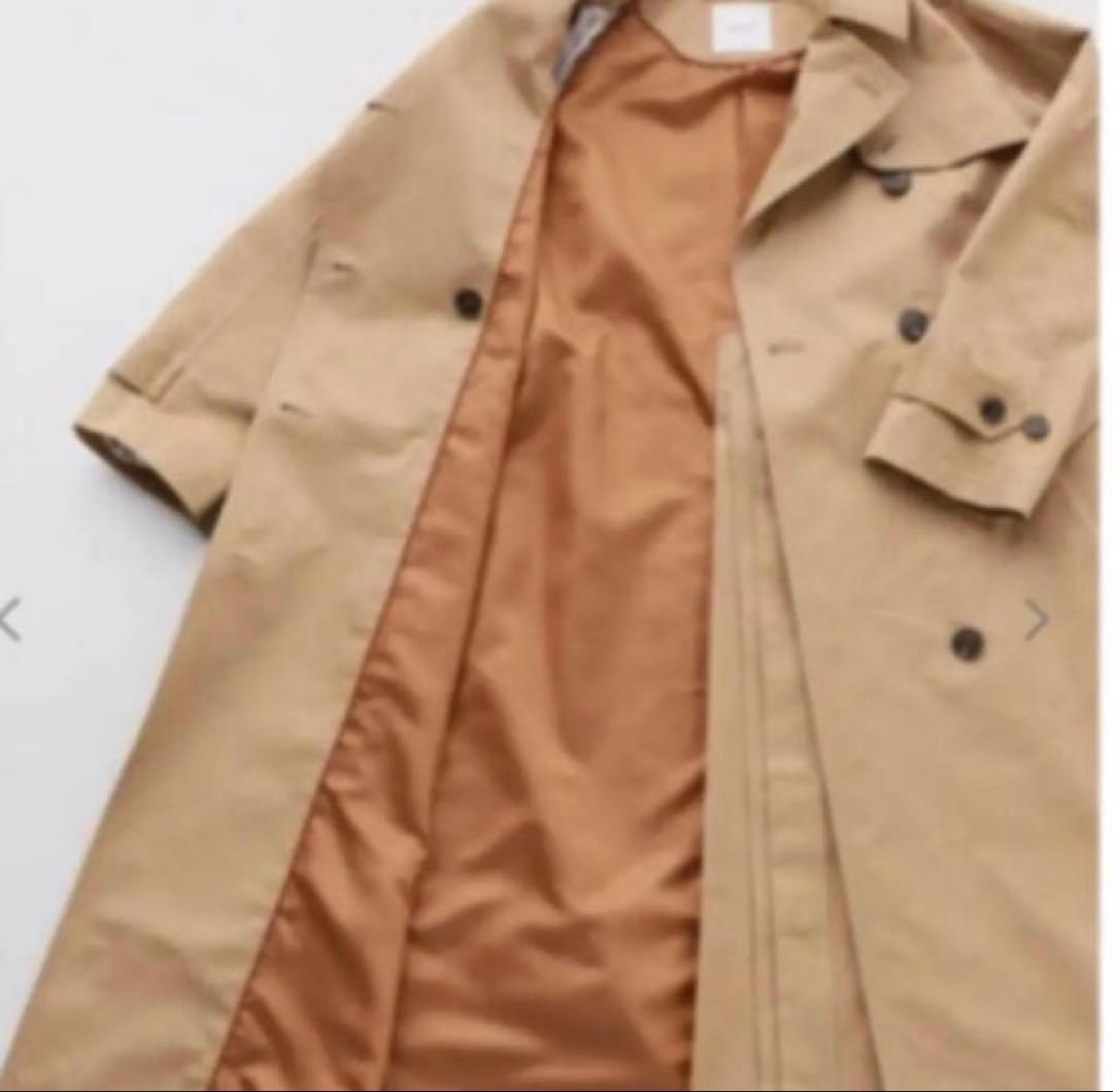 spick&span オーバーサイズドモダンラグラントレンチコート※訳あり