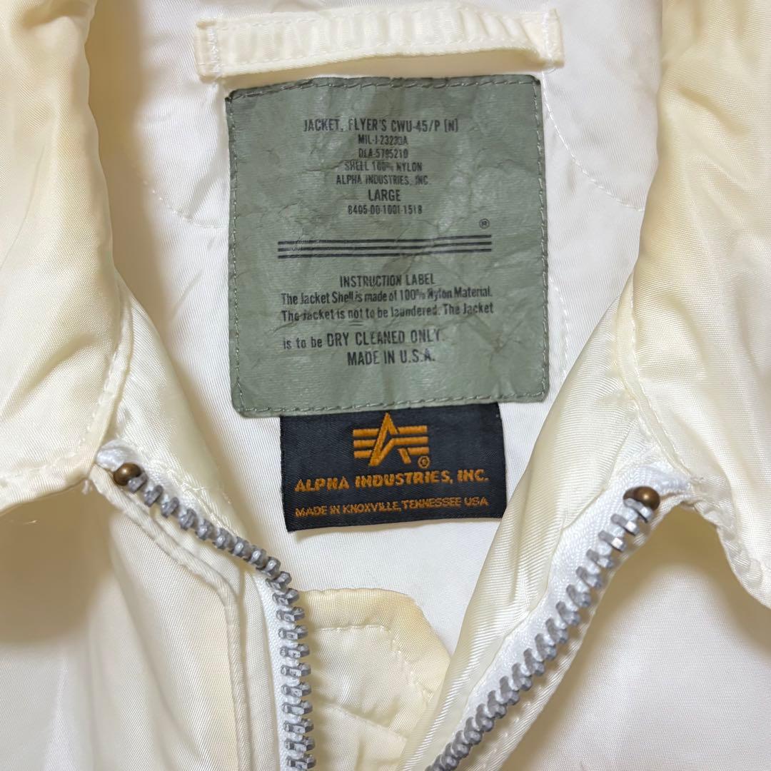 N-821 ALPHA CWU-45P フライトジャケット　usa製　希少カラー