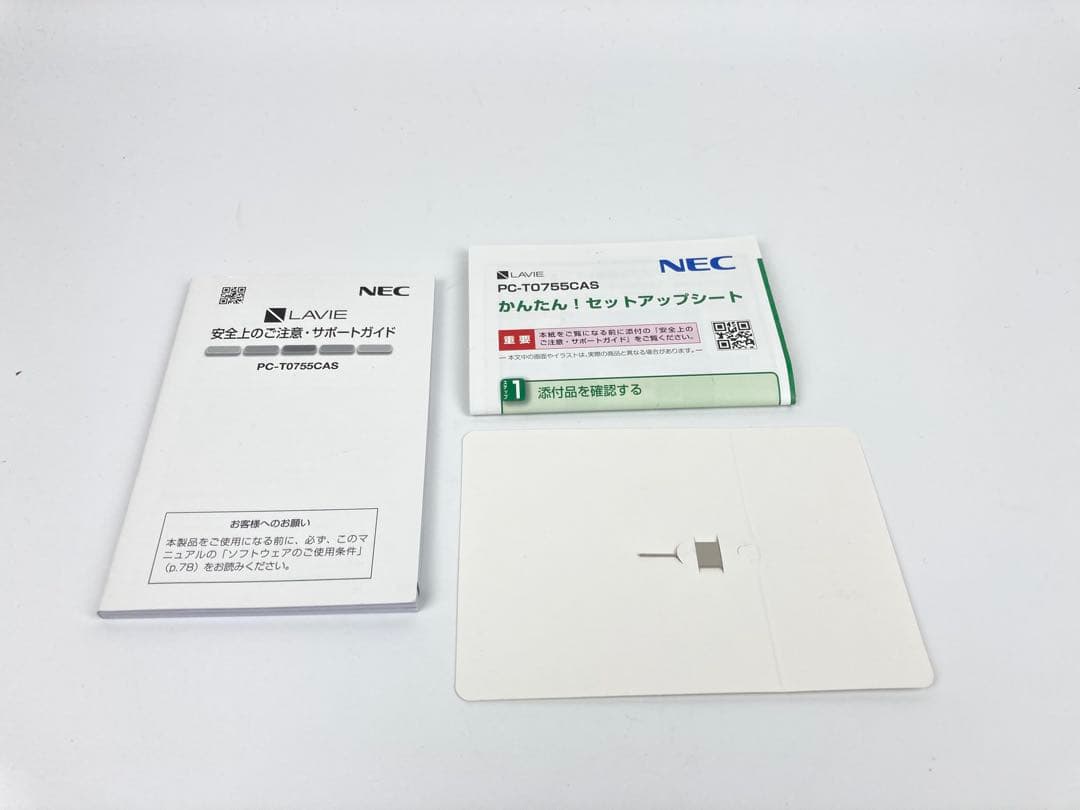 【極美品】NEC LAVIE T0755/CAS 7インチ タブレット