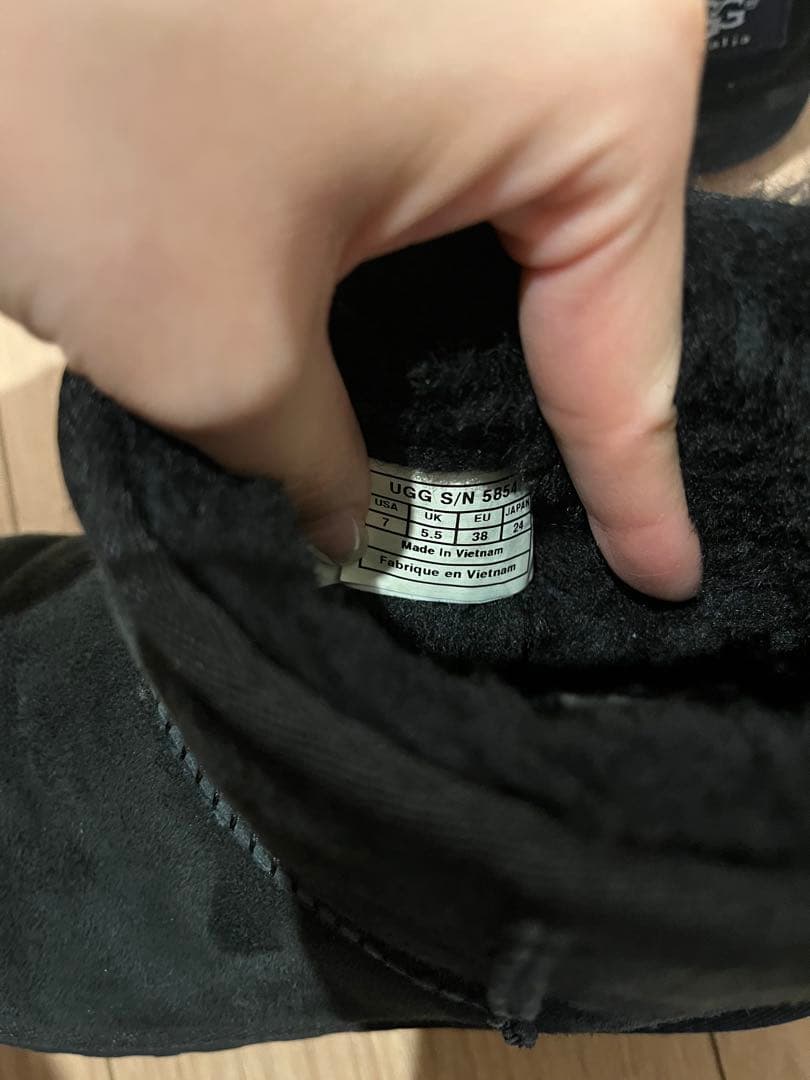 即発　Ugg クラシック　ブラック　24cm