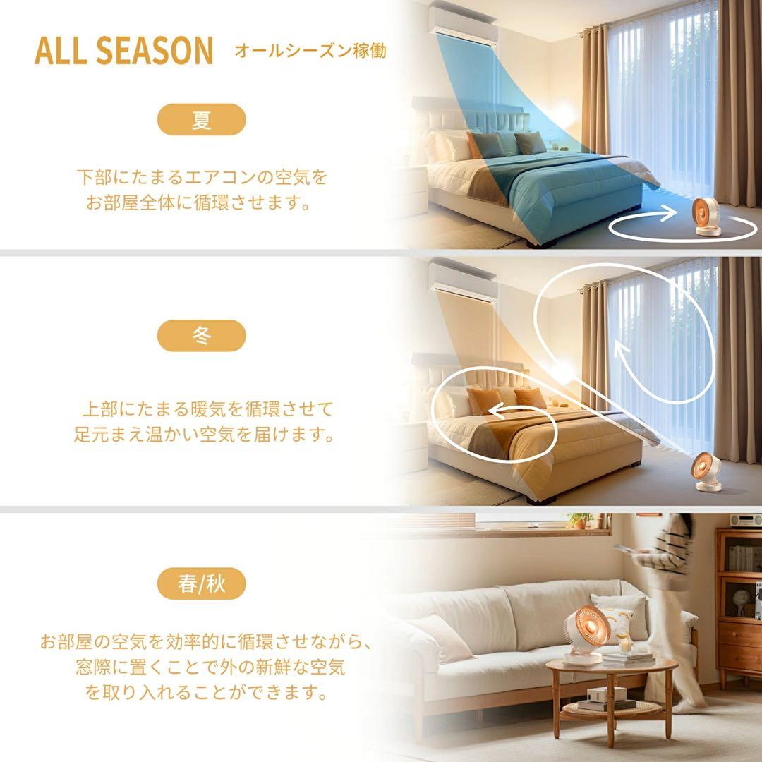 KLOUDIC電器 3Way一台多役扇風機 DCモーターサーキュレーター