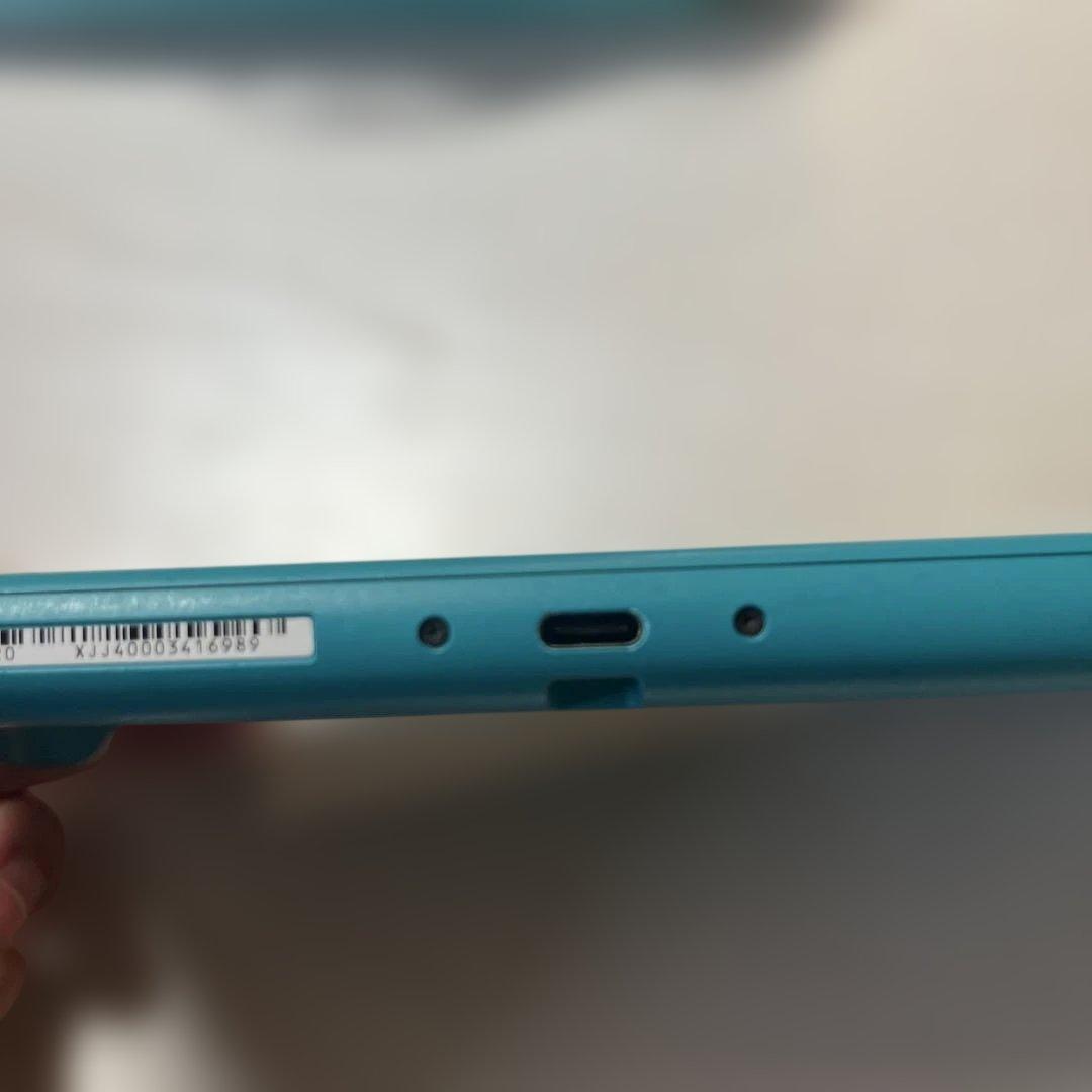Nintendo Switch Lite ターコイズ ジャンク品ケース　充電器