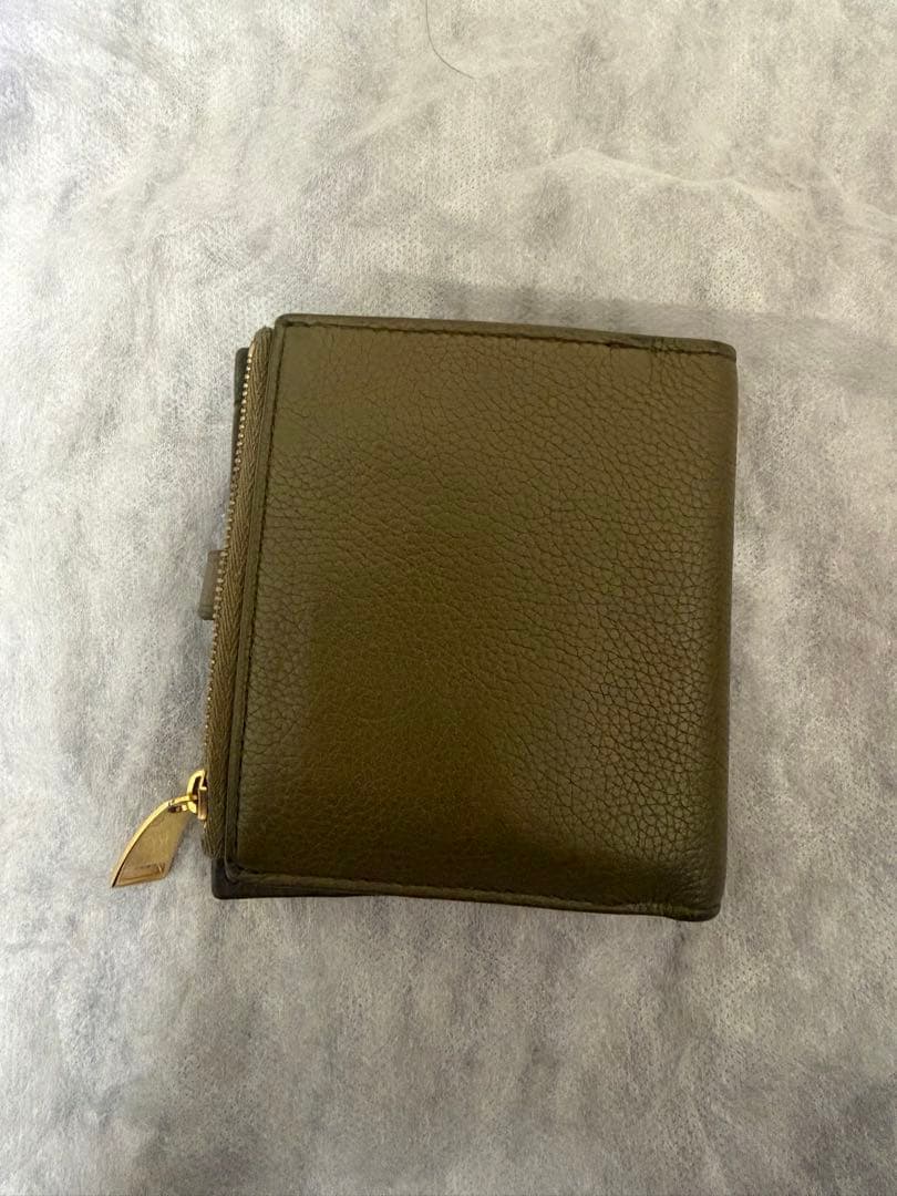 BOTTEGA VENETA ボッテガヴェネタ 二つ折り財布 ダークグリーン