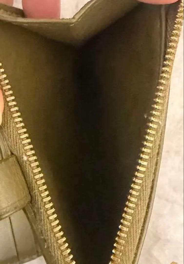 BOTTEGA VENETA ボッテガヴェネタ 二つ折り財布 ダークグリーン