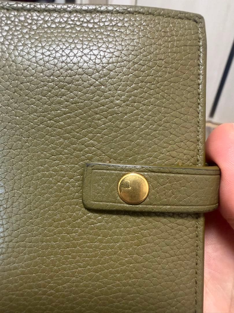 BOTTEGA VENETA ボッテガヴェネタ 二つ折り財布 ダークグリーン