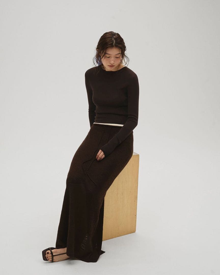 スカート todayful 2026SS Miniboucle Knit Skirt