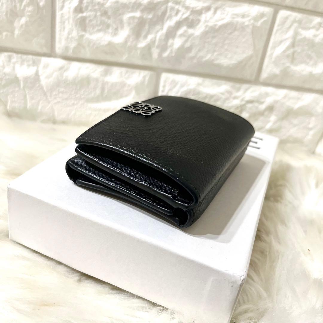【極美品】LOEWE ロエベ トライフォールド 三つ折り財布 巾着付き
