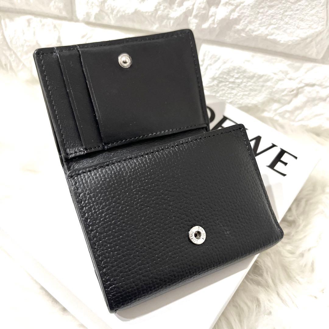 【極美品】LOEWE ロエベ トライフォールド 三つ折り財布 巾着付き