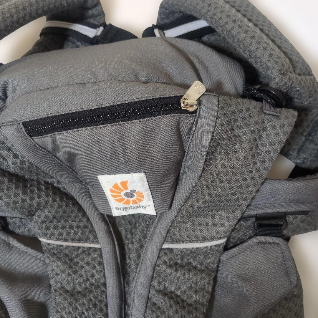 美品　ergobaby OMNI breeze オムニブリーズ　抱っこ紐　グレー
