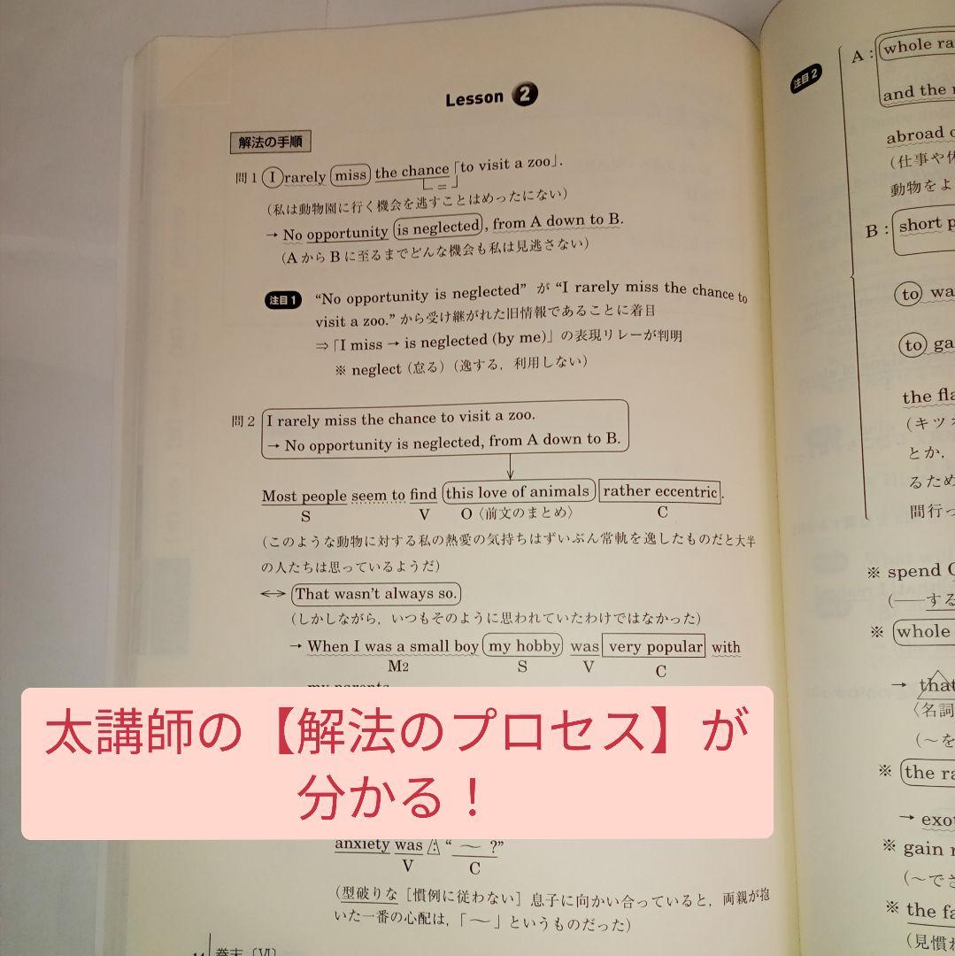 東進　構文理解から難関大の英文を読み解く Part1,2　太庸吉