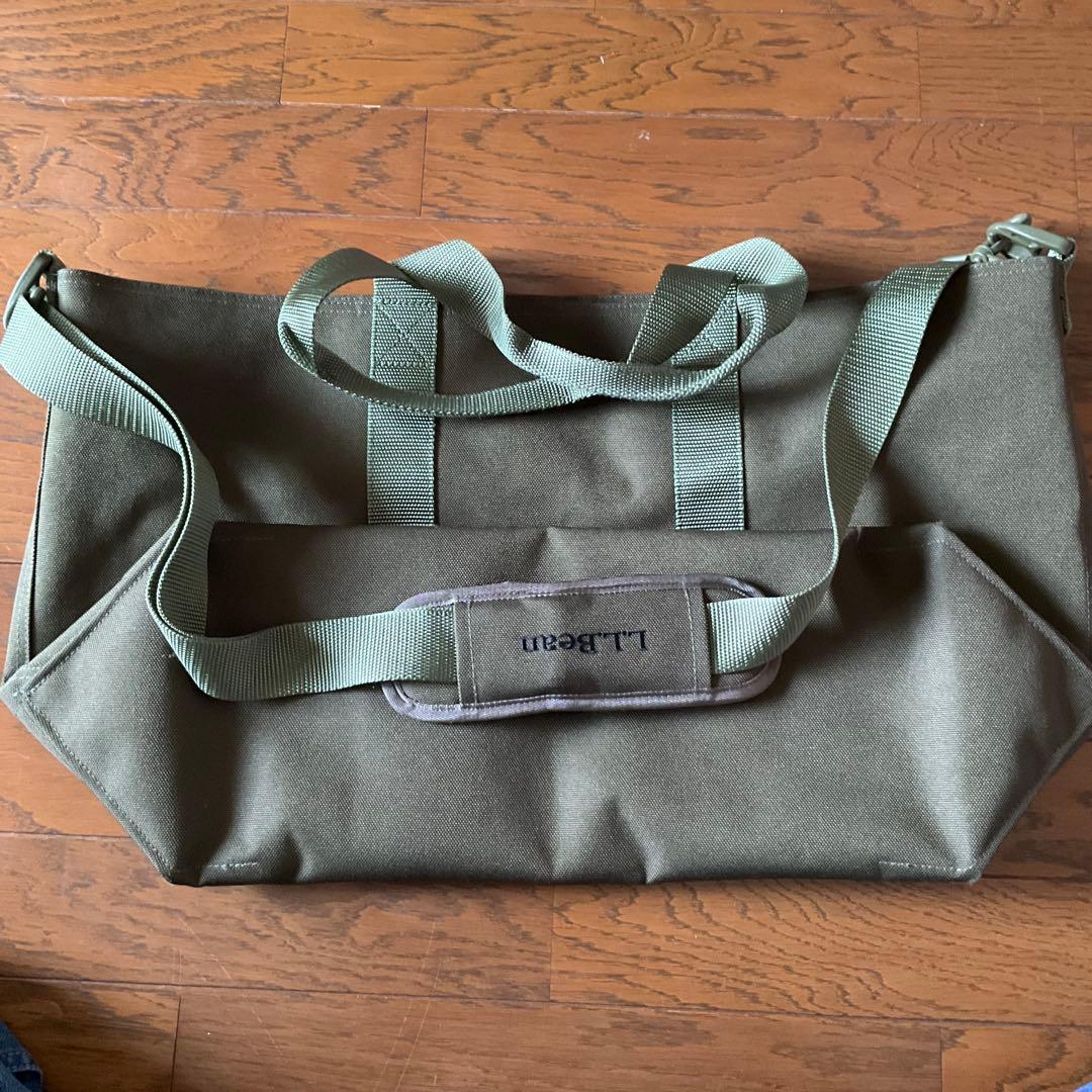 L.L.Bean ハンダーストートバッグ ジップ ストラップ付き L