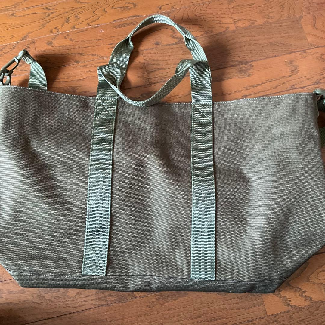 L.L.Bean ハンダーストートバッグ ジップ ストラップ付き L