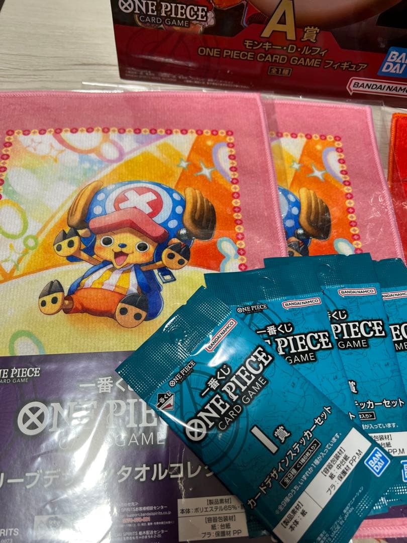 一番くじ ワンピースカードゲームA〜C賞、E〜I賞　プロモカード4枚