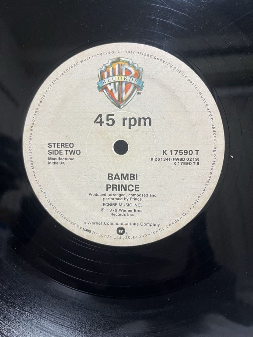 【12】Prince / Sexy Dancer 1980年 UK