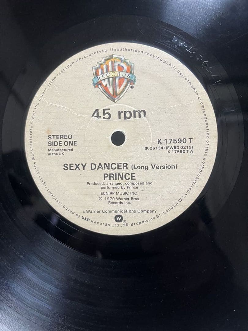 【12】Prince / Sexy Dancer 1980年 UK