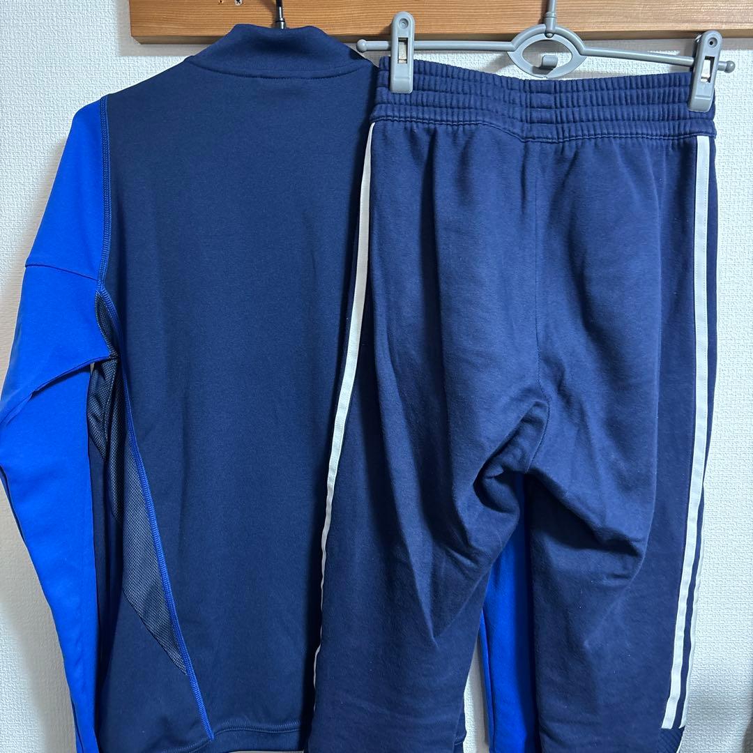adidas AEROREADY ジャージ上下セット ネイビー