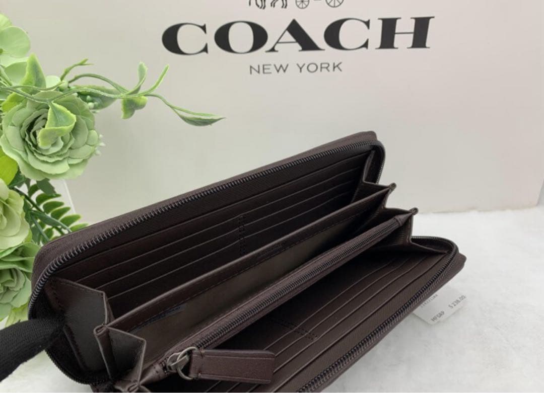 コーチ COACH 長財布 財布 メンズ カモフラージュ 迷彩 シグネチャー