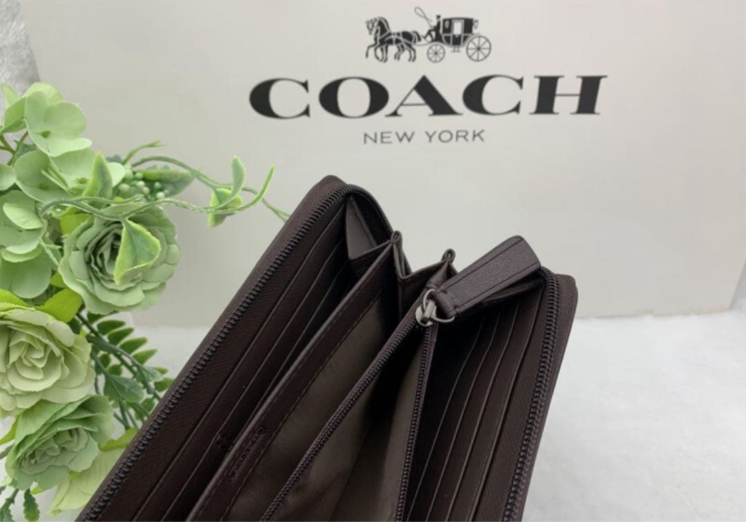 コーチ COACH 長財布 財布 メンズ カモフラージュ 迷彩 シグネチャー