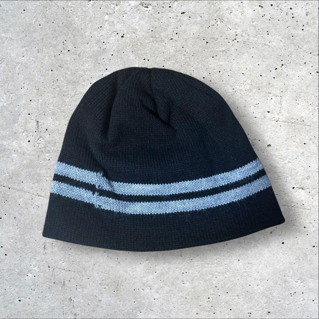 old stussy 紺タグ 90s ビーニー ニット帽　ブラック　美品