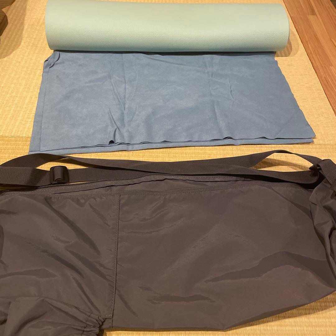 SUKALA 水色 ヨガマット 4㎜・ラグ収納バッグ付き
