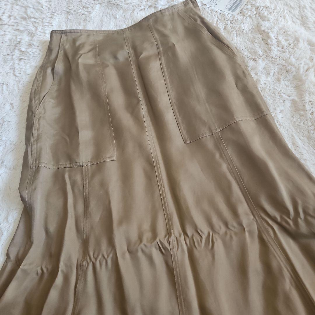 ♡NOBLE♡☆新品未使用ウォッシュドキュプラマーメイドスカート38