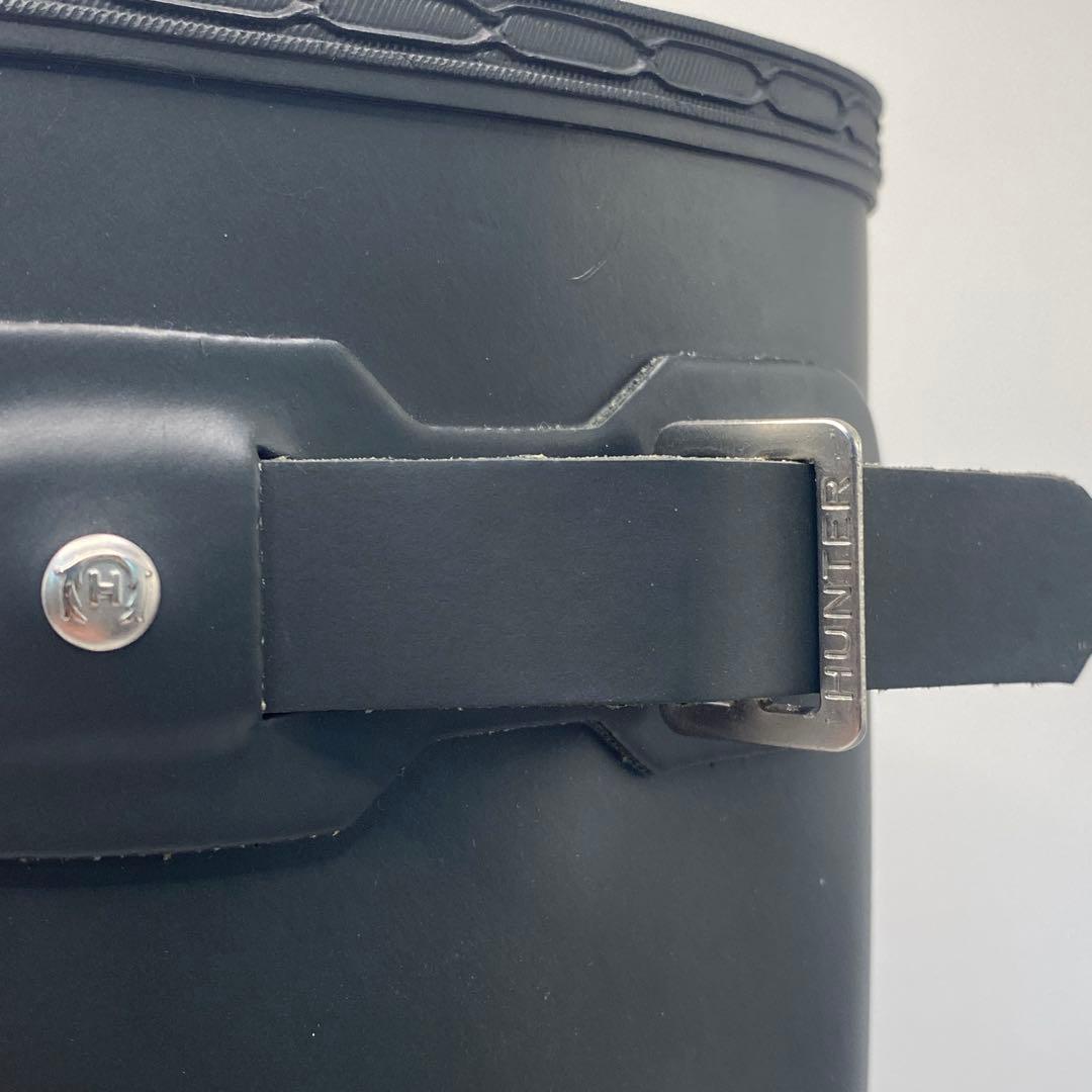 【美品】HUNTER ハンター レインブーツロング ブラック 24cm（UK5）