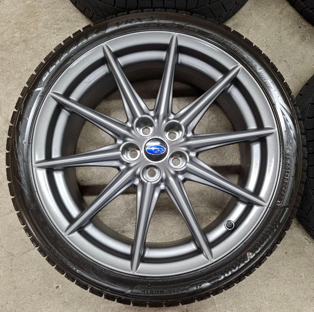【極上品】スバル BRZ 純正 ホイールタイヤ 2022年 スタッドレス 86