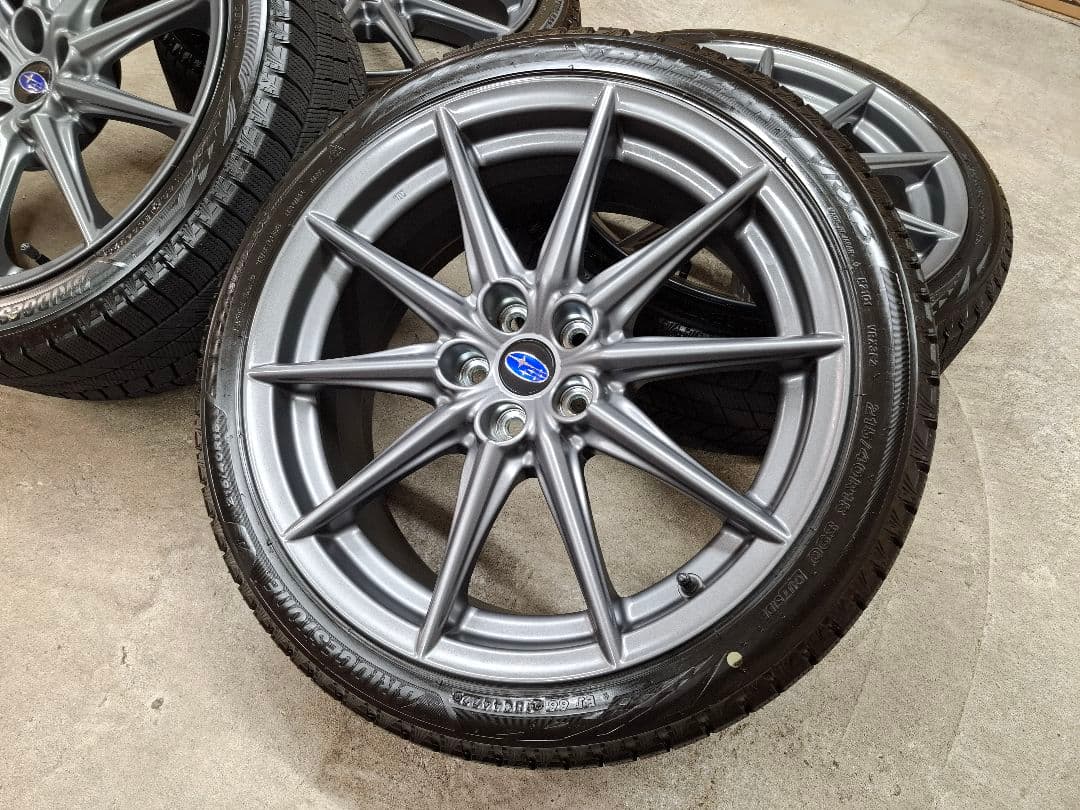 【極上品】スバル BRZ 純正 ホイールタイヤ 2022年 スタッドレス 86