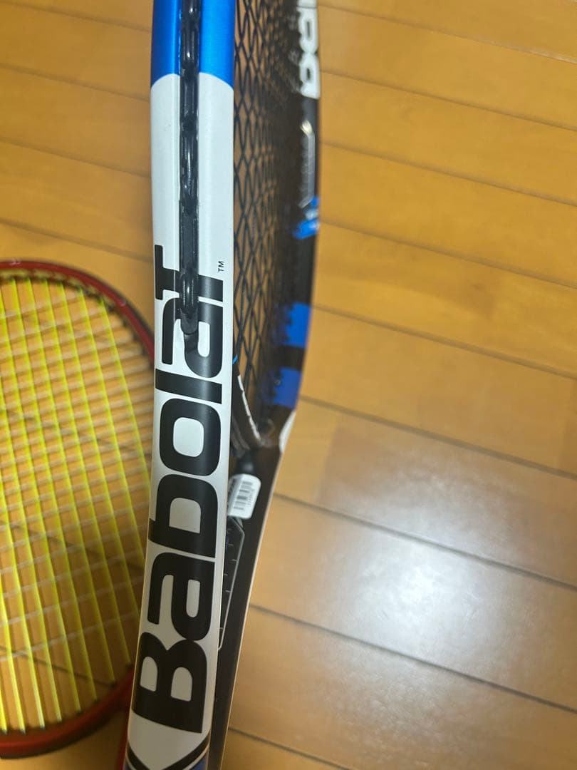 中古ラケット2本 バボラ ピュア ドライブチーム・ダンロップcx200