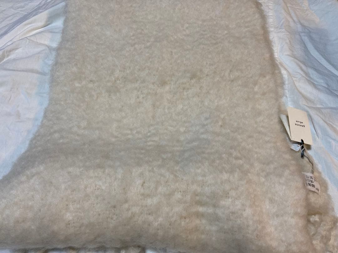 新品未使用⭐︎アソースメレ　モヘアストール　エクリュ