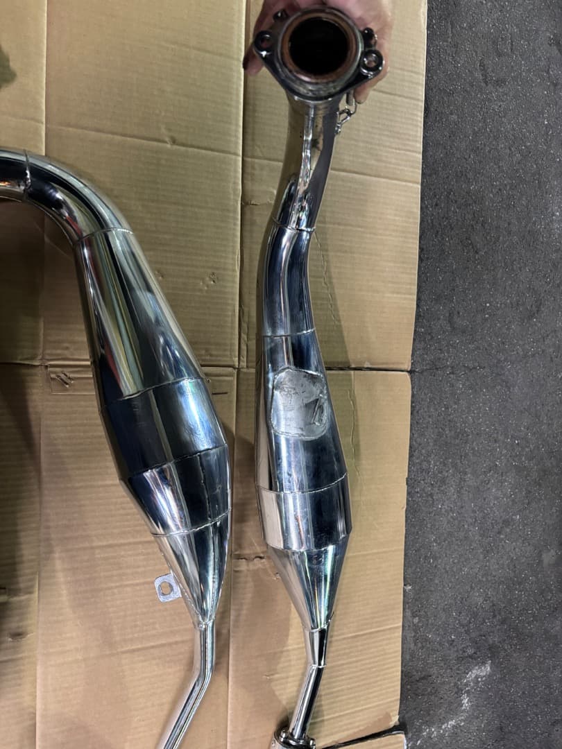 MC21用 NSR250R メーカー不明メッキチャンバー