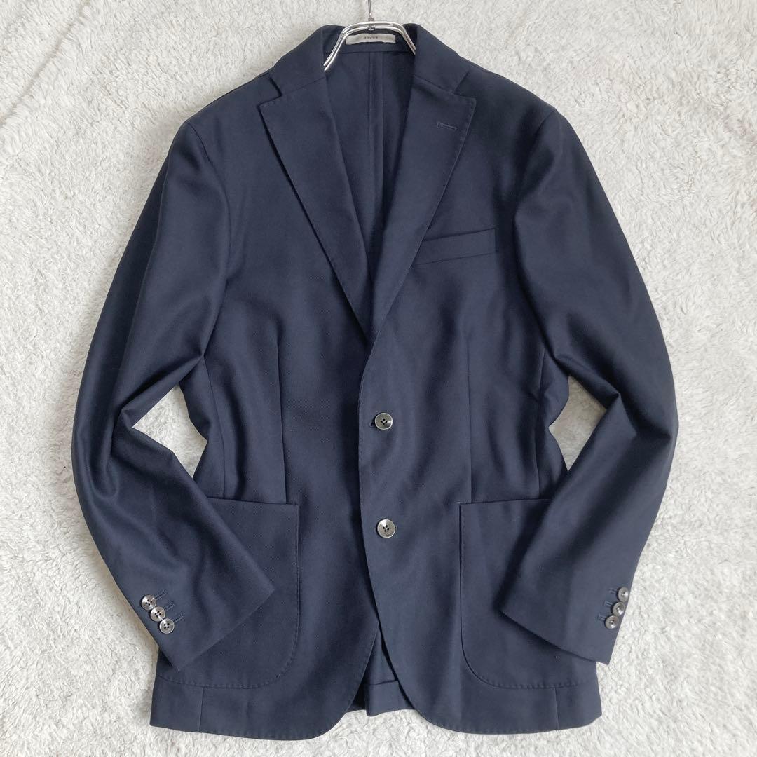 BOGLIOLI　DOVER　テーラードジャケット　ネイビー　ウール　イタリア製