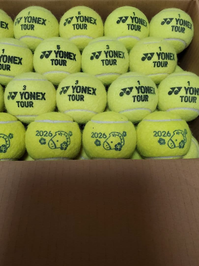 YONEX　TOUR 中古テニスボール　110球