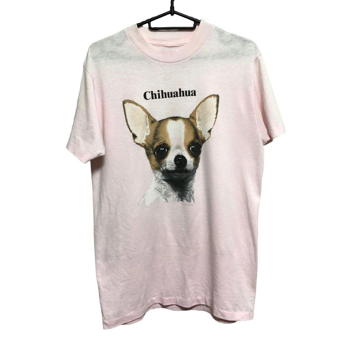ビンテージ Tシャツ 犬プリント チワワ dog