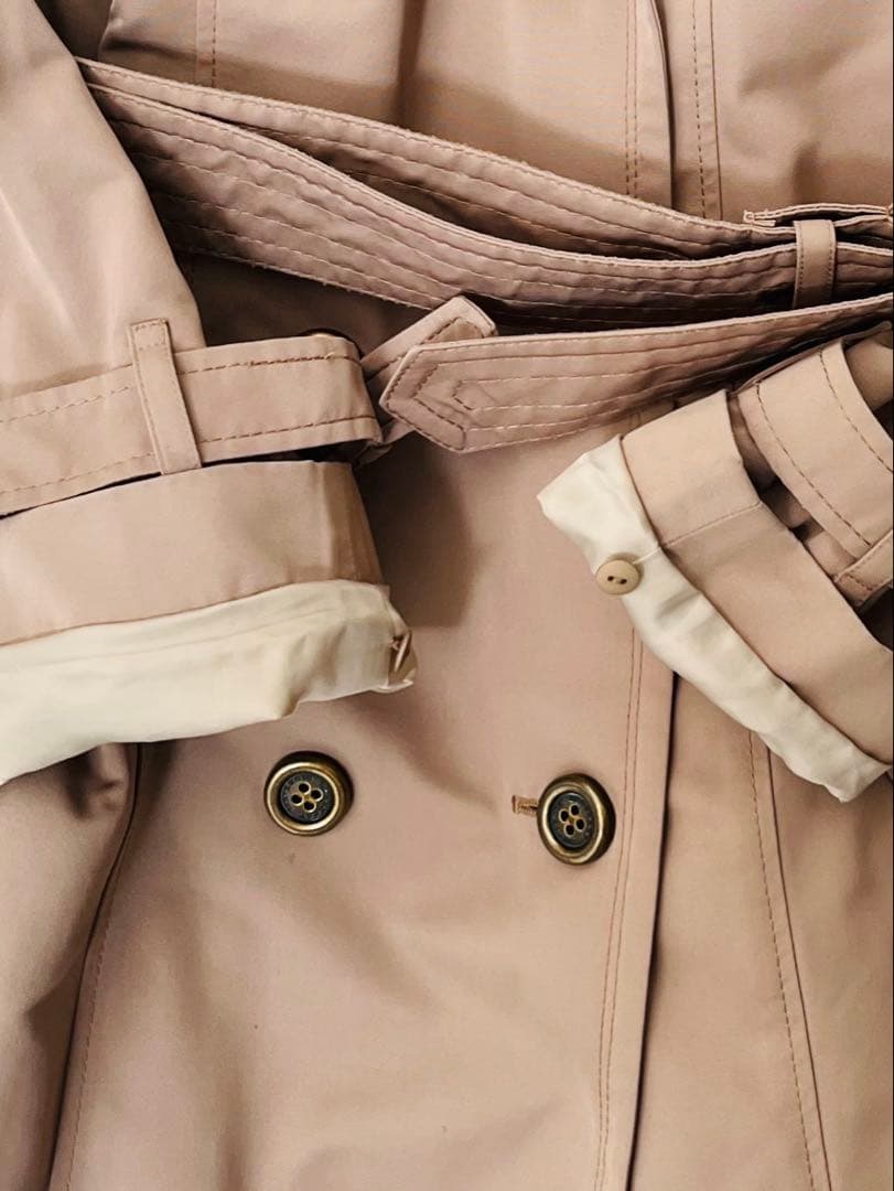 d*9様 BURBERRYバーバリー BLUE LABEL ハーフ丈トレンチコー