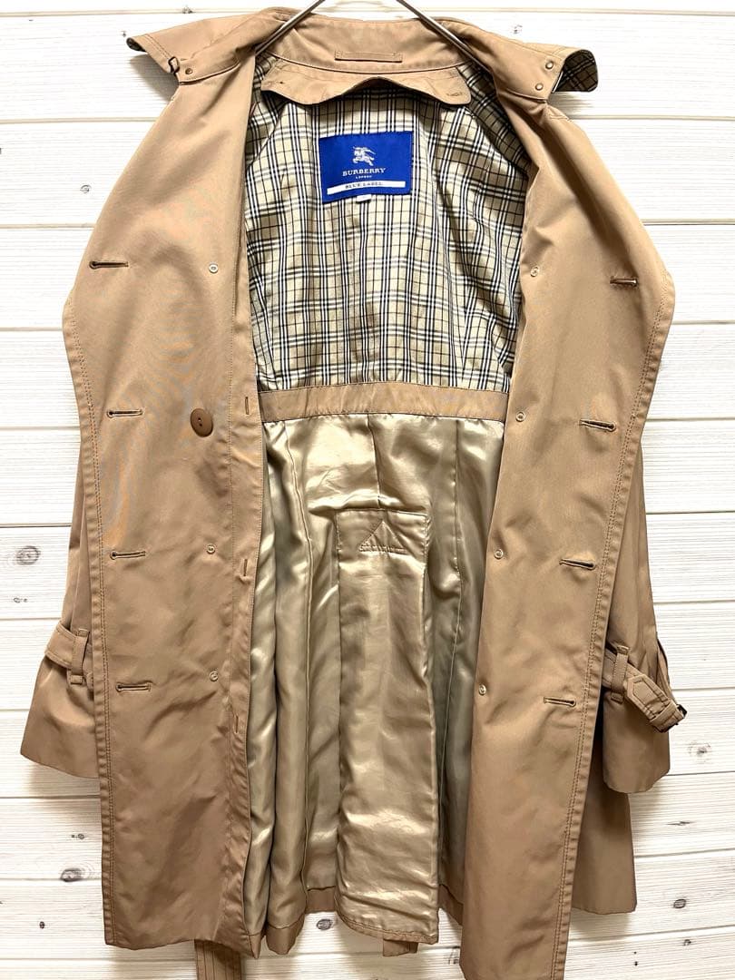 d*9様 BURBERRYバーバリー BLUE LABEL ハーフ丈トレンチコー