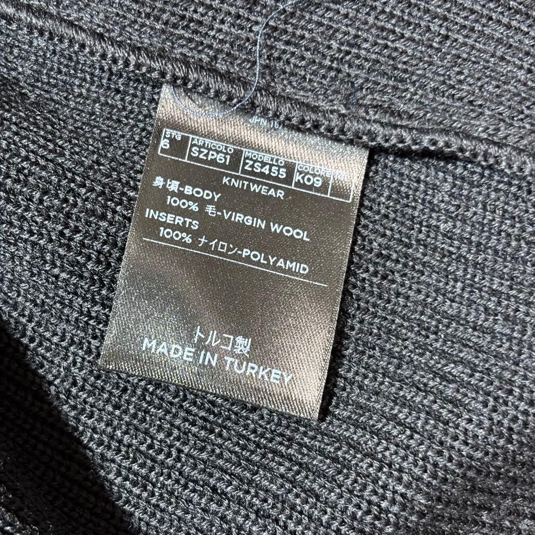 ゼニア ZEGNA ニット ハイブリッドダウン 中綿 ジップ ジャケット XL