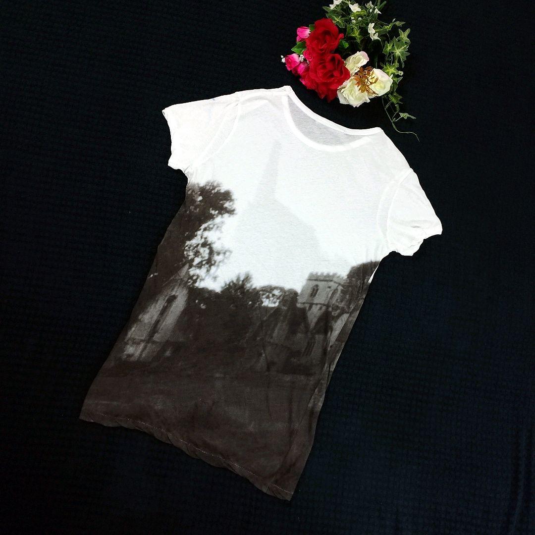 【希少】Ｙ’s ヨウジヤマモト Tシャツ モノトーン グラフィック 黒 白